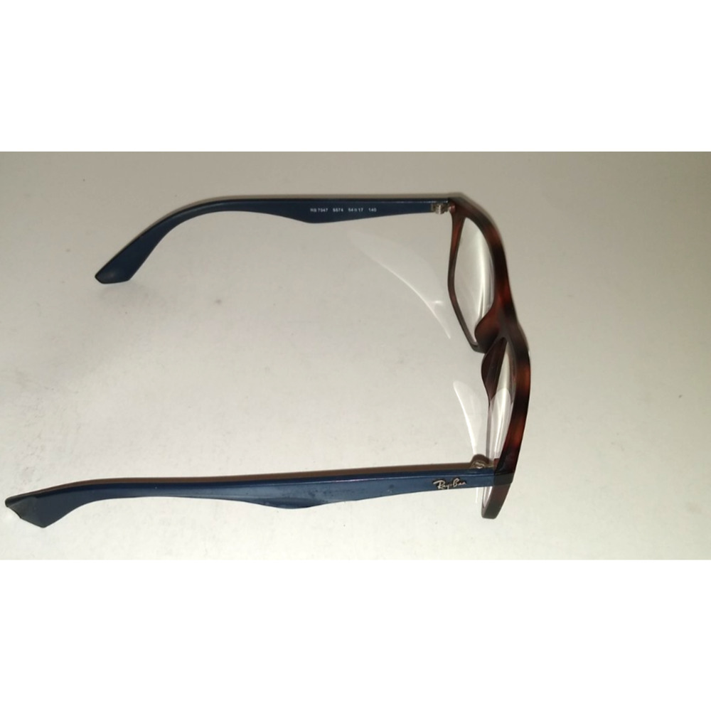 Ray Ban Eyeglasses Frames Only RB 7047 5574 54-17-140 Brown Tortoise - Picture 4 of 11
